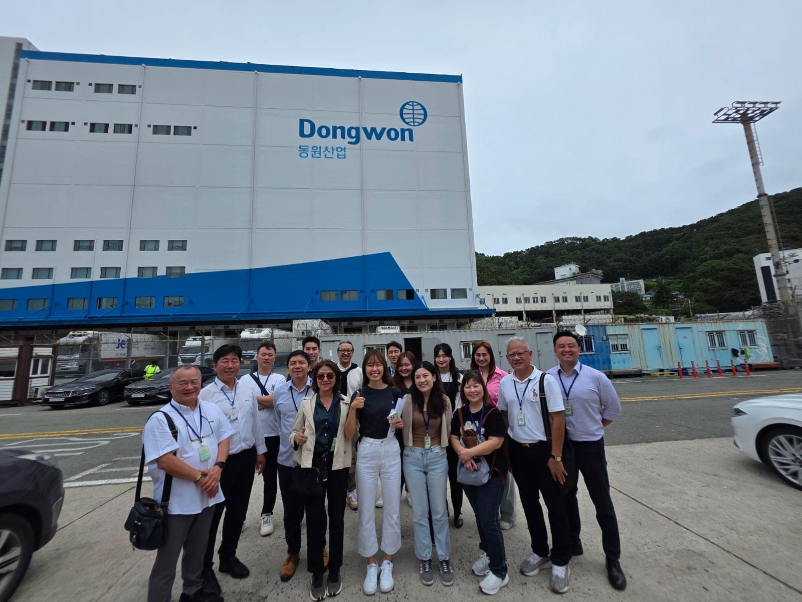 Factory visit with Dongwon in Busan